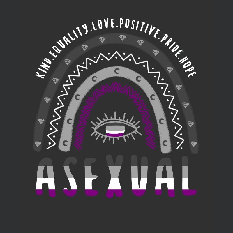 Boho Regenbogen Asexuell
