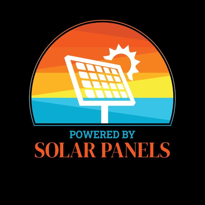 Powered by Solar Panels Photovoltaics