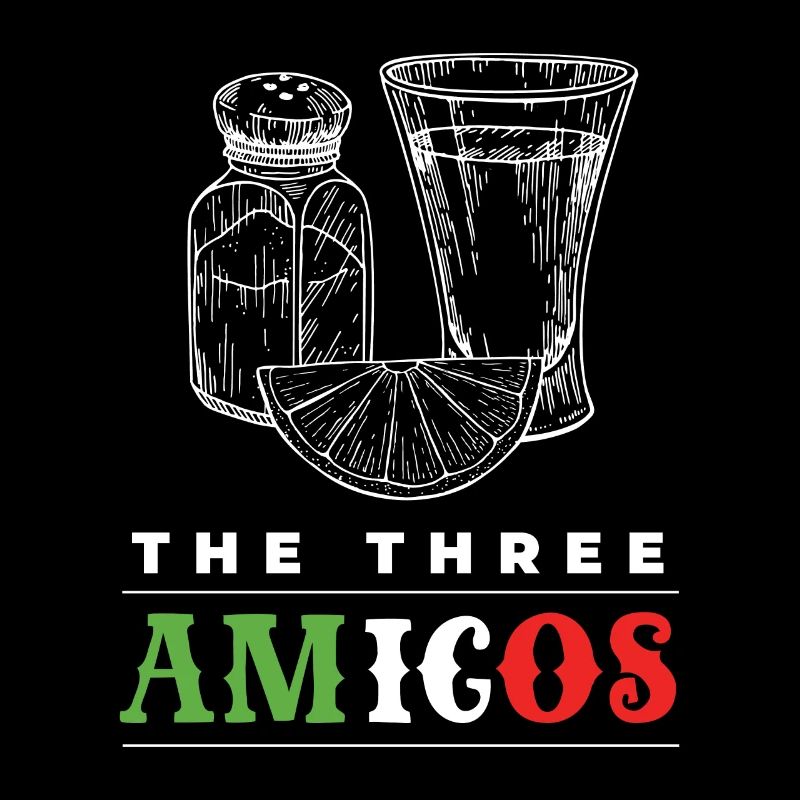 Les trois Amigos Tequila Alcool