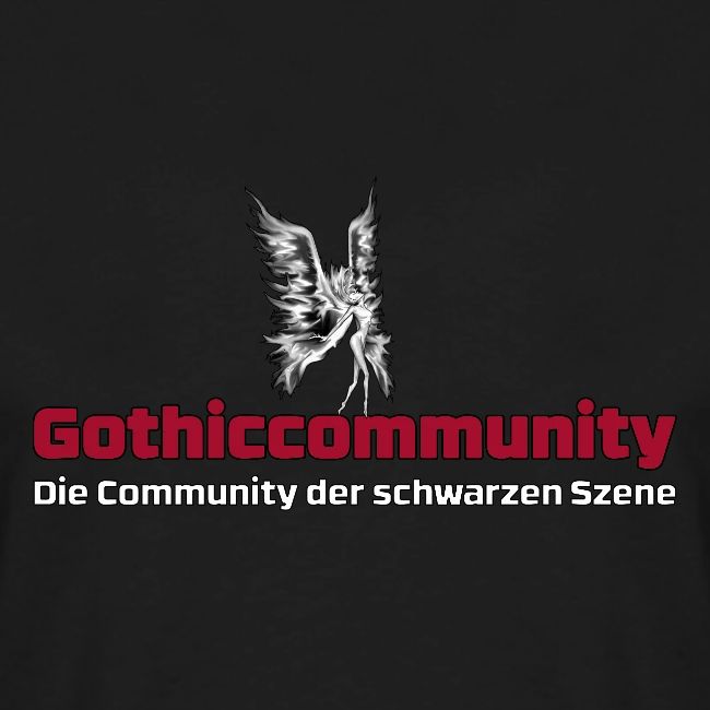 Logo mit Engel und Slogan