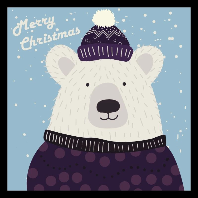 Weihnachten Eisbär