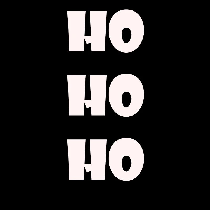 Pull de Noël moche HO HO HO, Père Noël