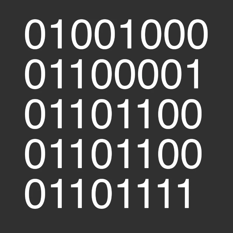 Informatiker ASCII Code Binär