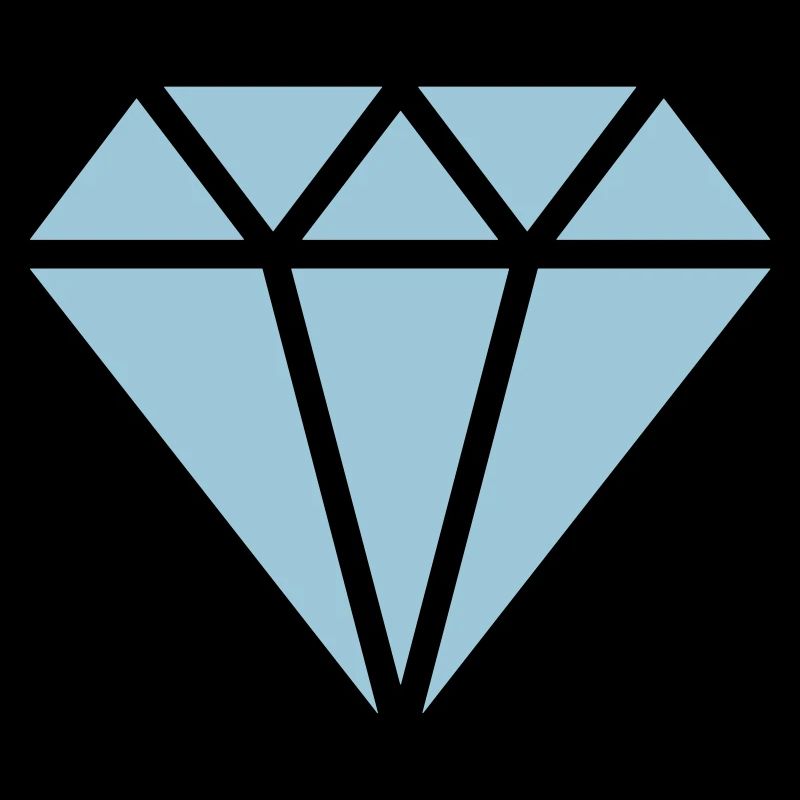 Diamond symbol, triangle, cubic, abstract, ever