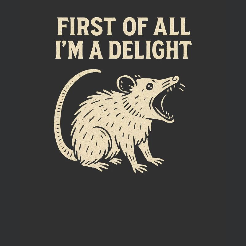 Zuallererst bin ich ein Delight-Opossum, ich bin e