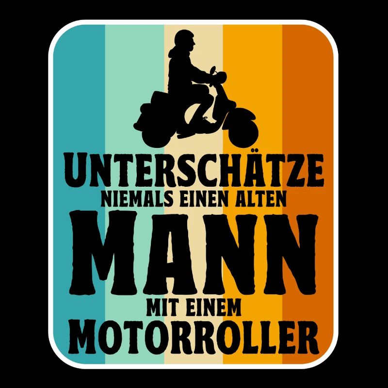 Rollerfahrer Geschenke Motorroller Scooter