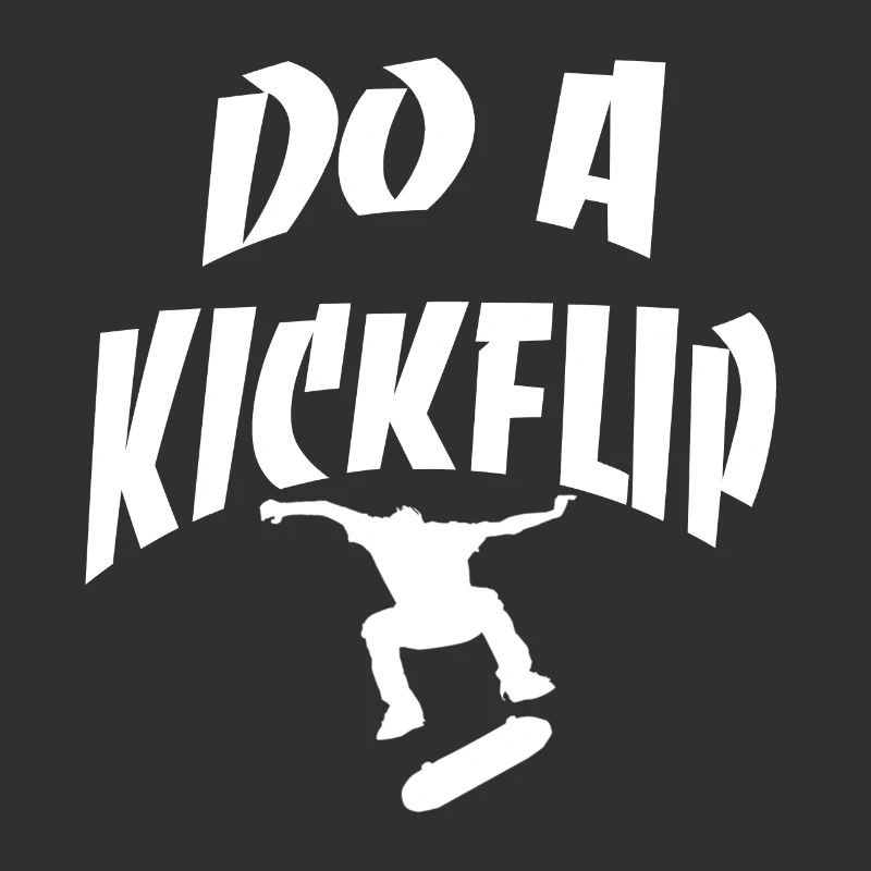 Machen Sie einen Kickflip