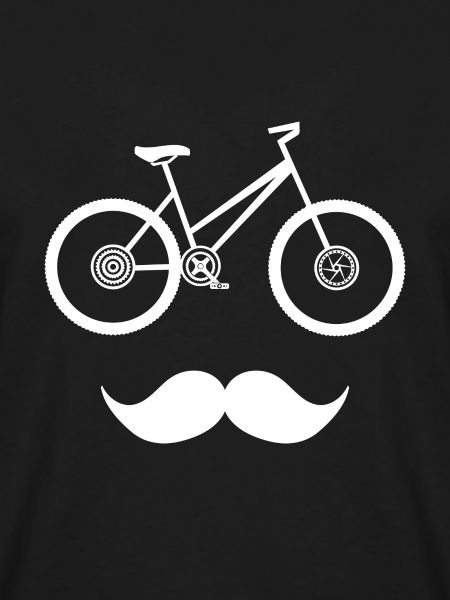 Schnurrbart Fahrrad