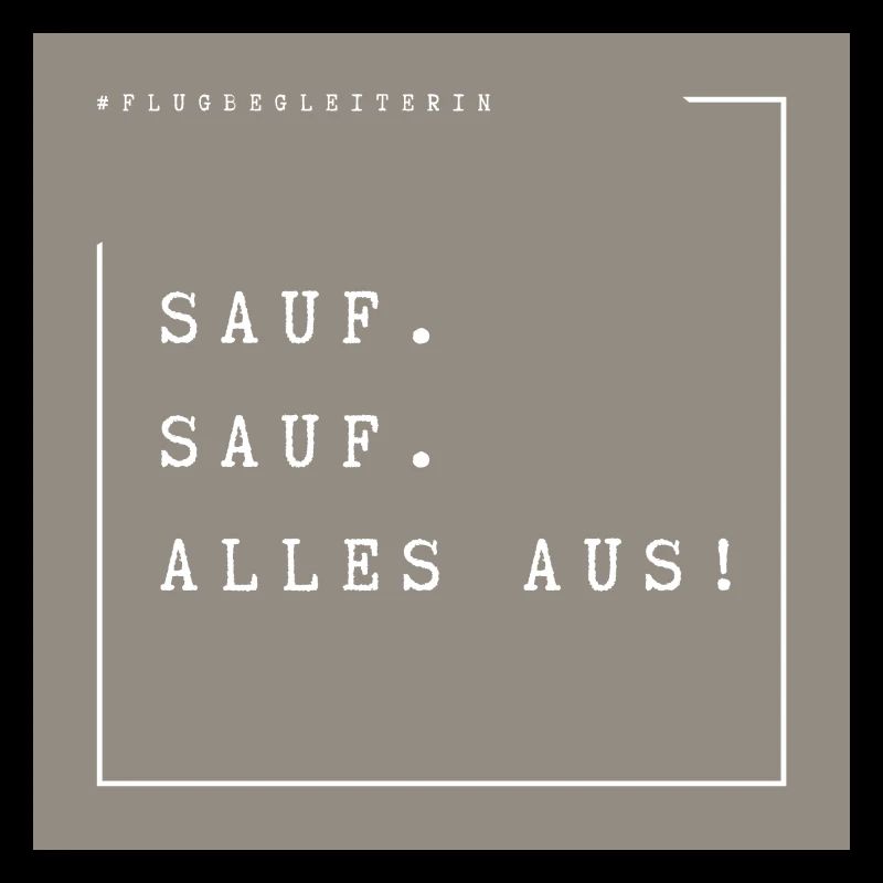 Ich spricht Eure Flugbegleiterin