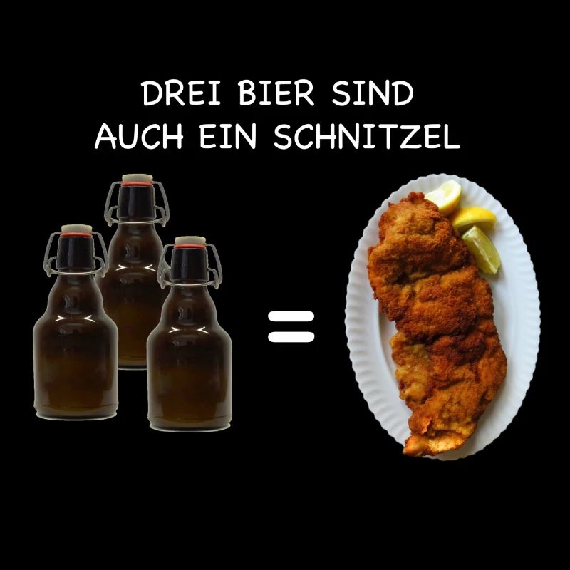 3 BEERs are also a SCHNITZEL drink drinking