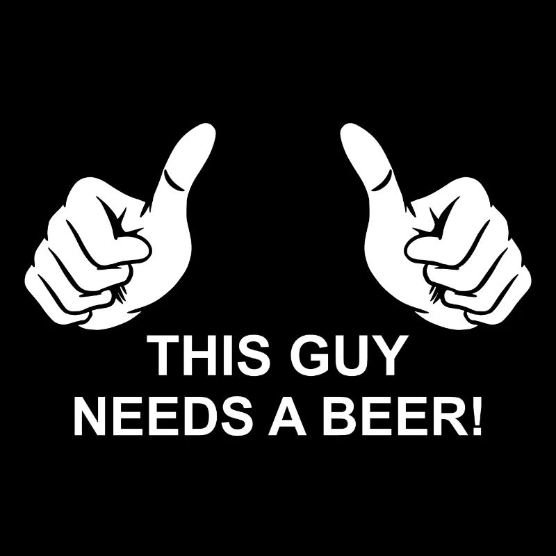 This guy needs a beer!