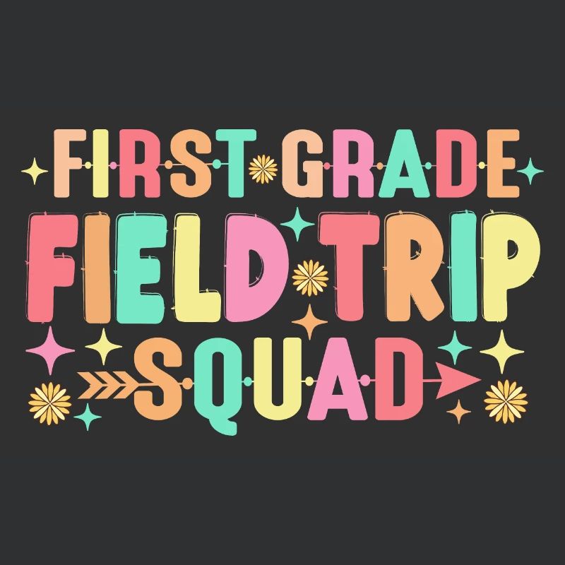 First Grade Field Trip Squad Teacher Students
