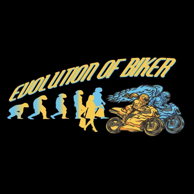 Evolution Motorcyclist Racing Motorcycle