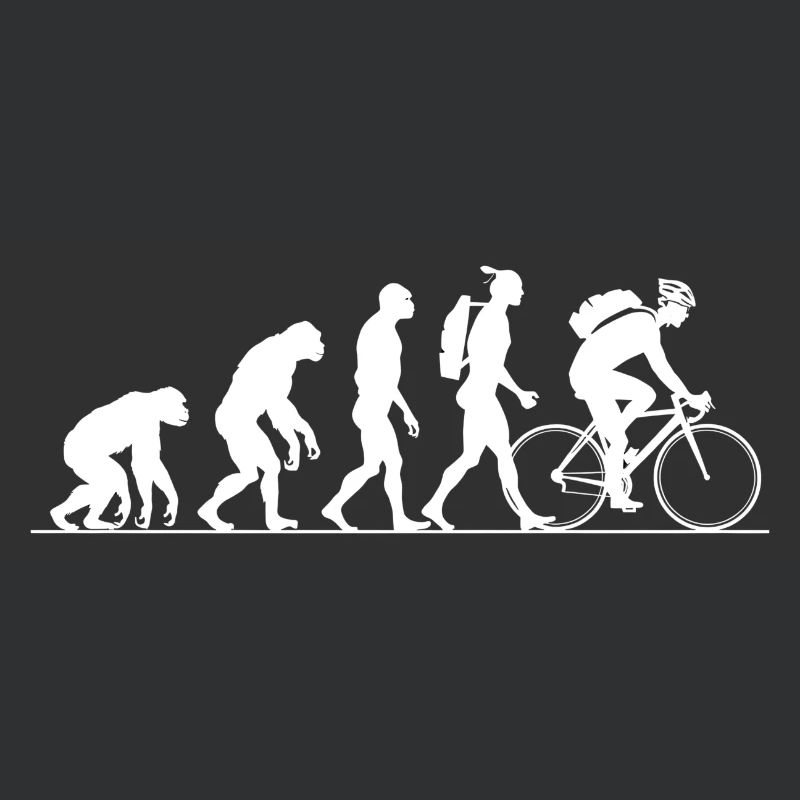 Evolution Radfahren Radfahren Biker Radfahren