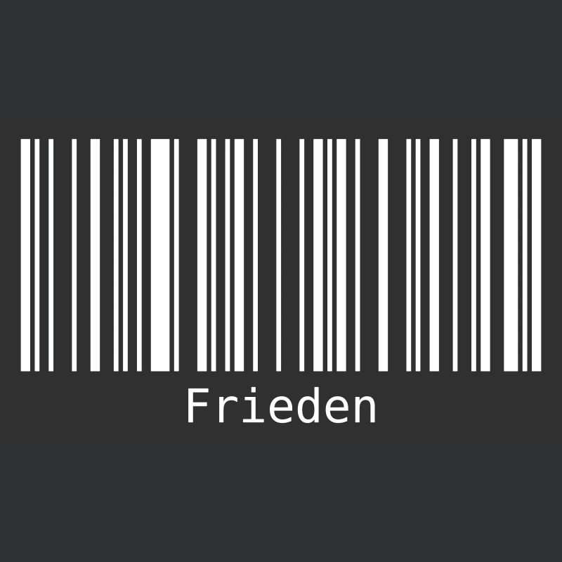 Frieden Barcode Friedenszeichen Strichcode Symbol