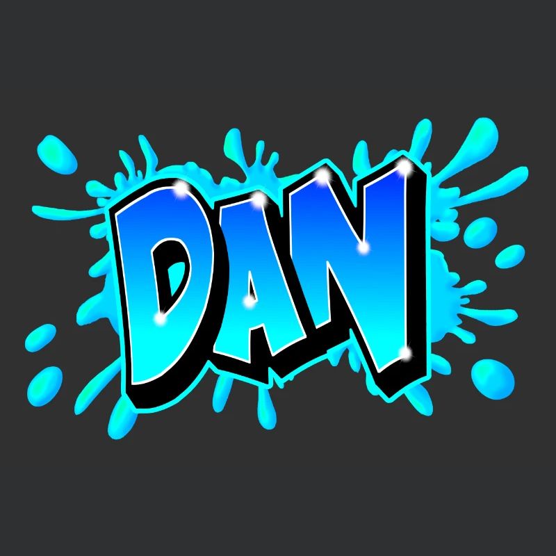 Graffiti "DAN" printed on any medium!