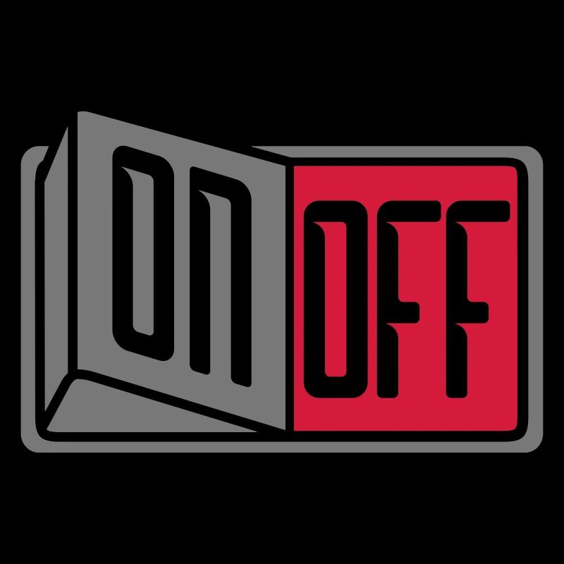 button off on switch button turn off