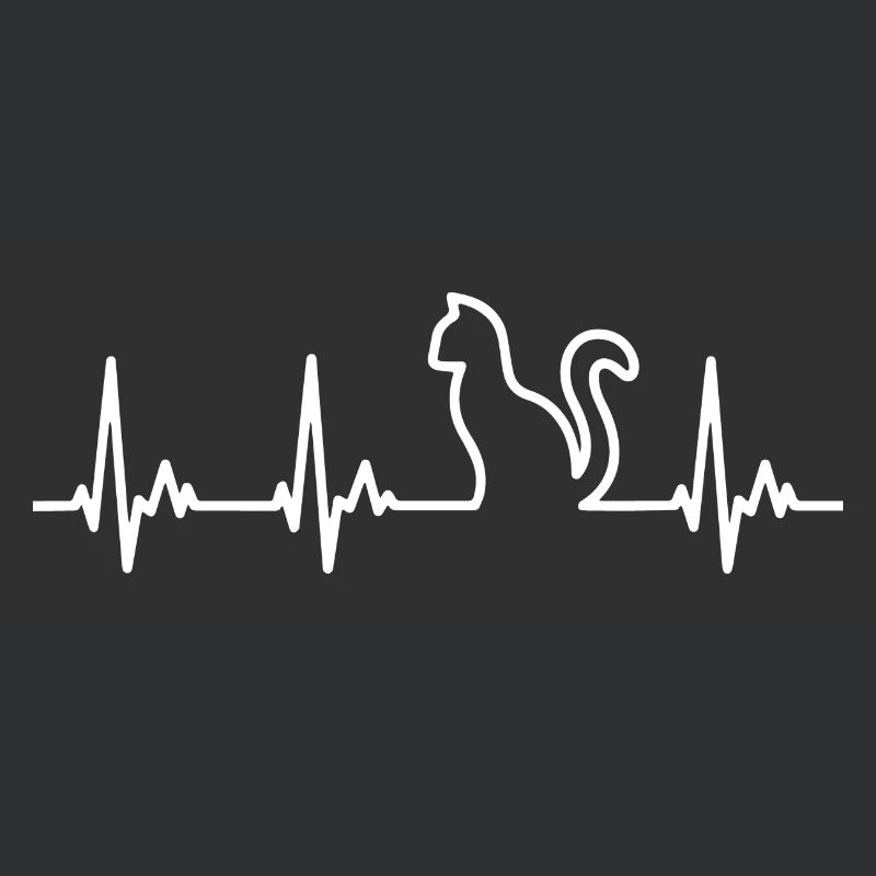 Katze Kätzchen Herzschlag Herzfrequenz EKG