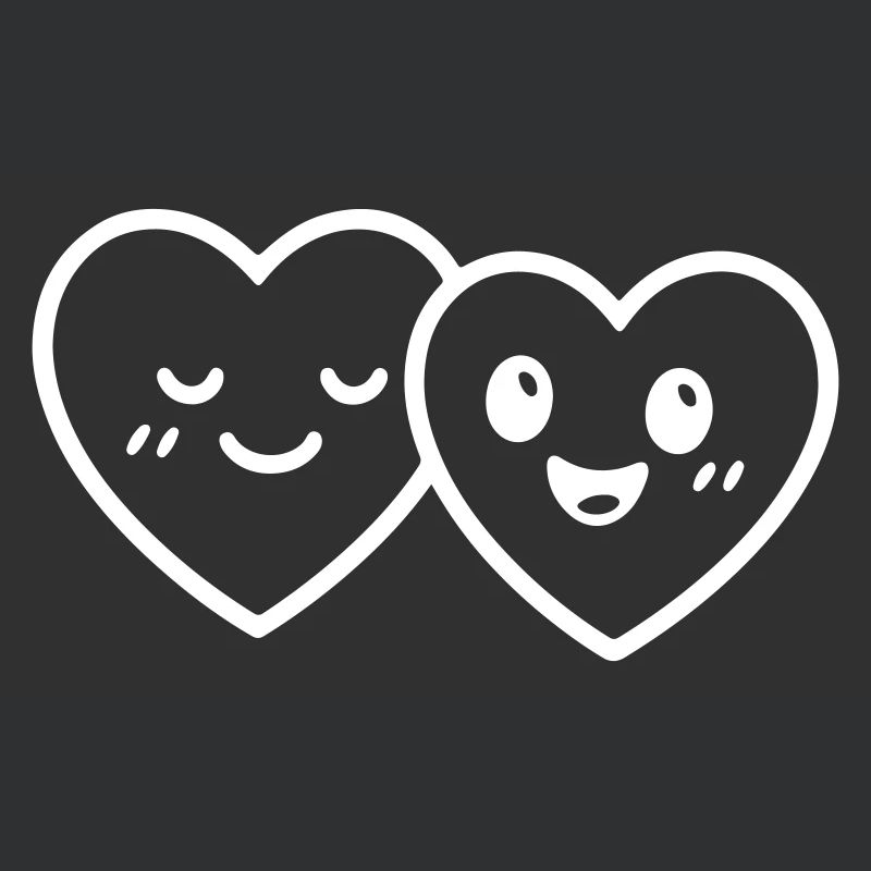 Hearts Couple Love