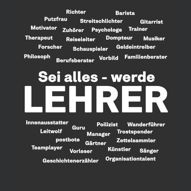 Geschenk Sei alles werde Lehrer