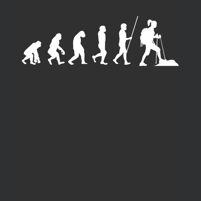 Evolution hiking hiker | Trekking mountains hiking