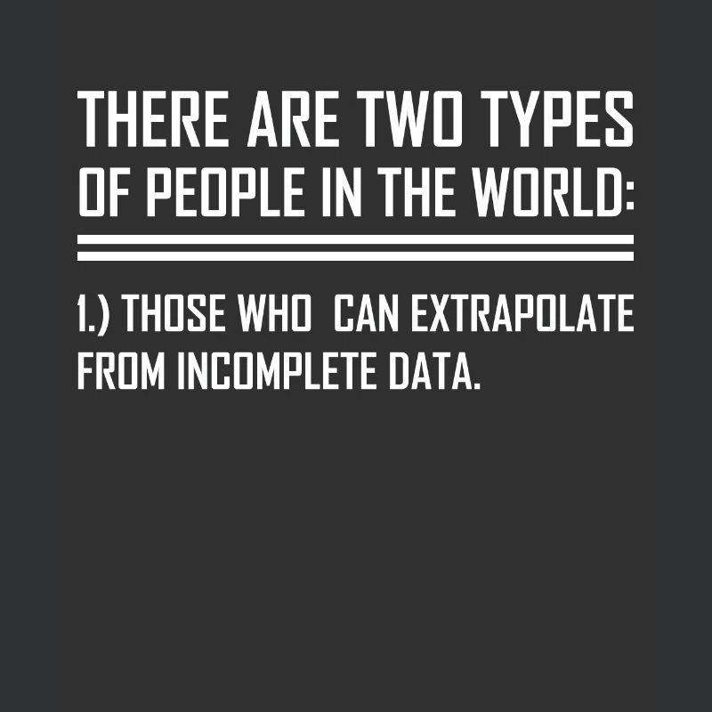 Data extrapolate statistics formula