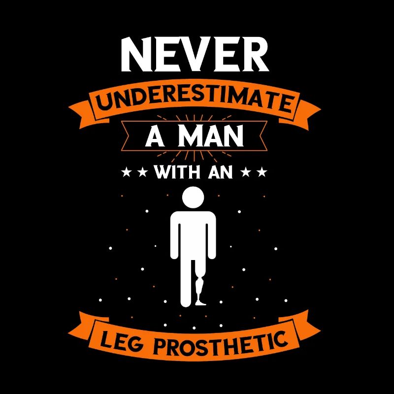 Artificial leg design for leg prostheses