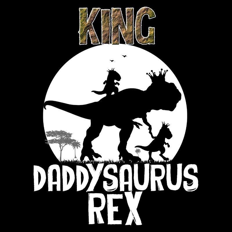 Daddysaurus König Rex Vater und Kinder