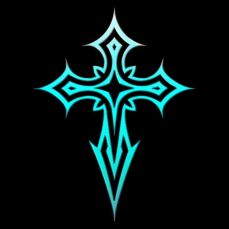 Goth Kreuz Y2K Emo Kreuz Gothic Aesthetic Tribal