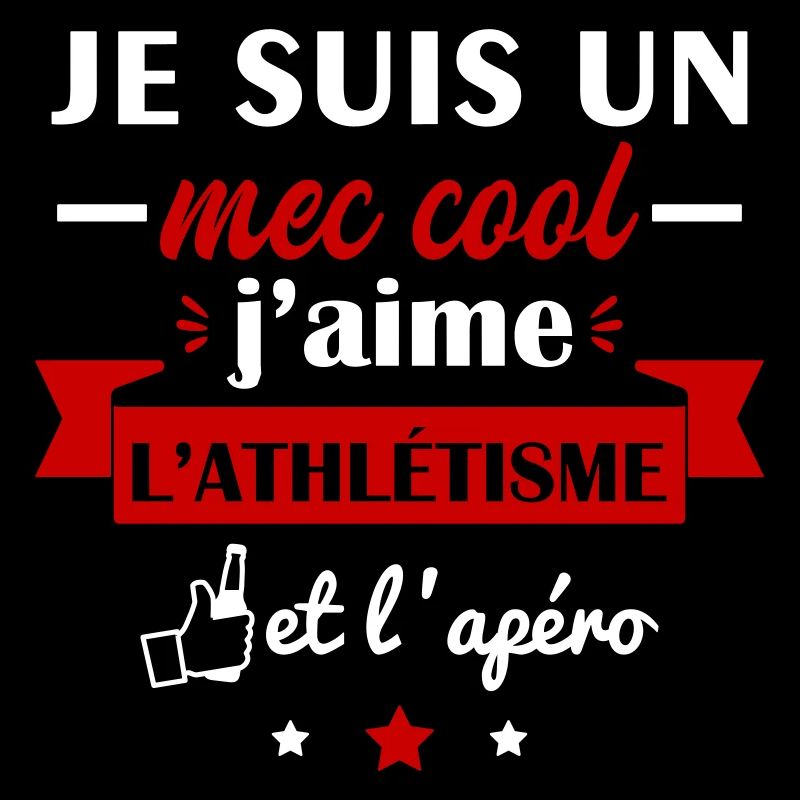 Mec cool athlétisme, idée cadeau athlète