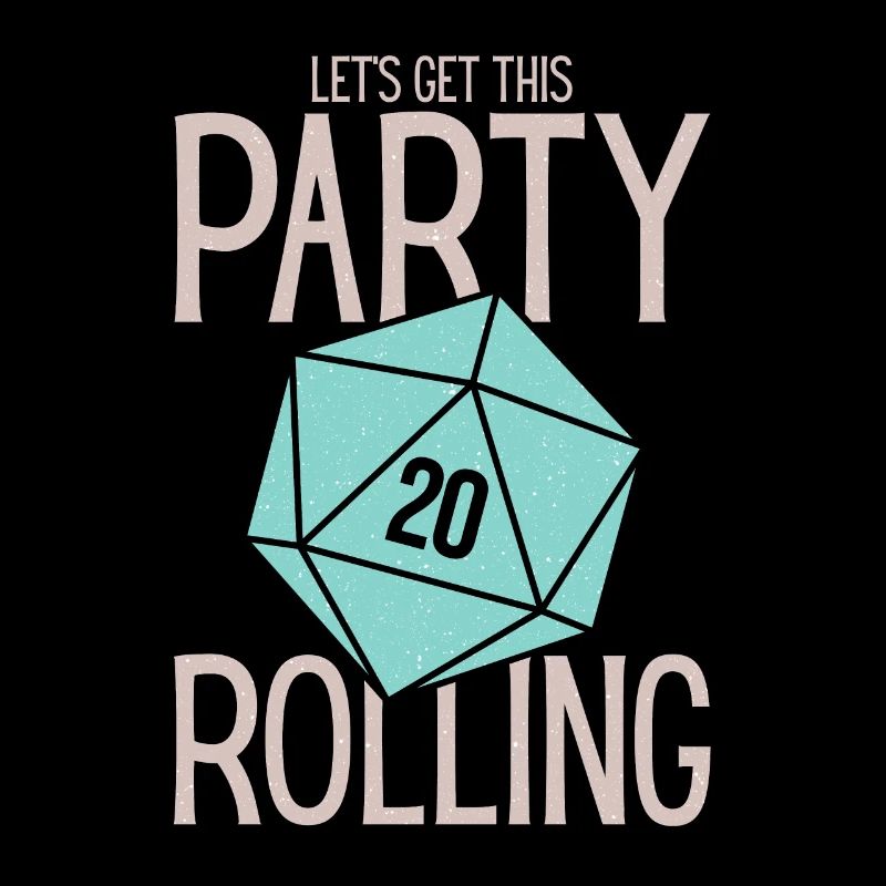 Pen and Paper D20 Dice RPG Player D20 Dice