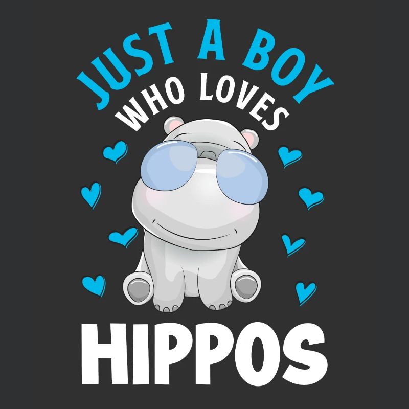 Funny hippo hippo lover gift idea