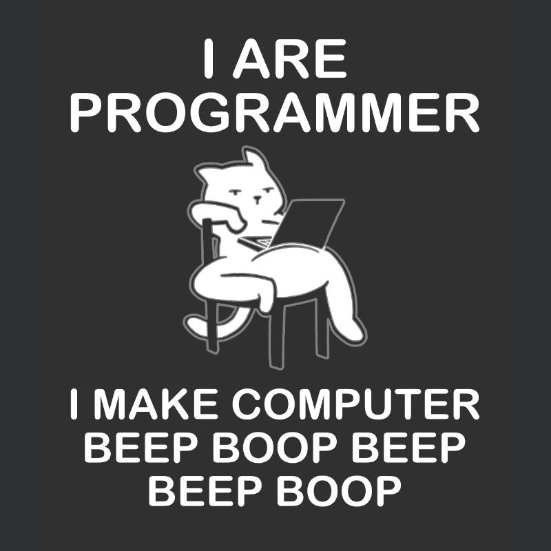 i are Programmer i make computer beep boop
