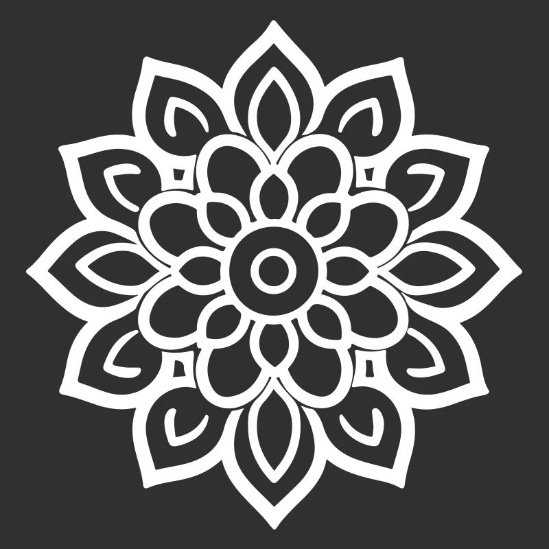 Mandala Blüte Logo