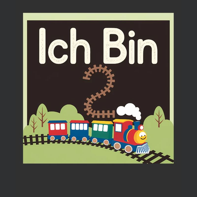 Ich bin 2 Zug Eisenbahn 2. Geburtstag
