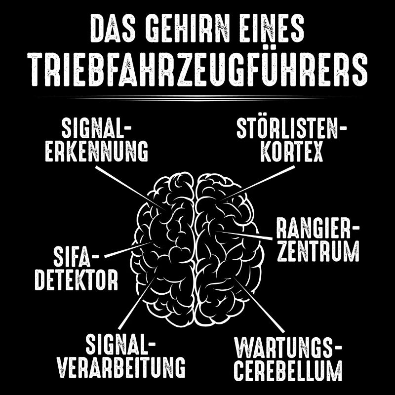 Triebfahrzeugführer / Lokführer: Gehirn - Geschenk