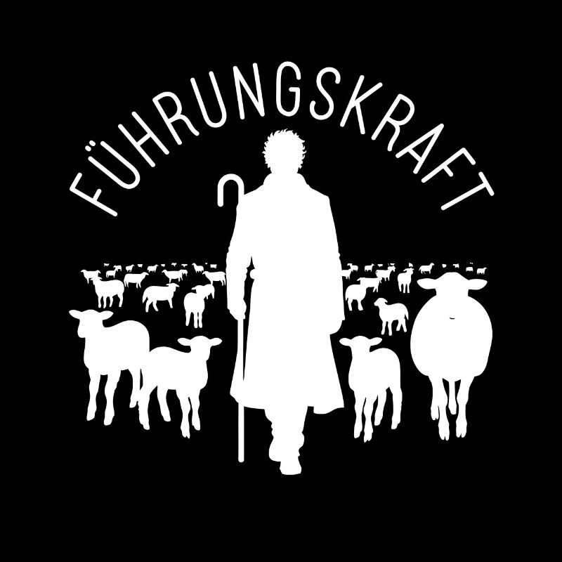 Führungskraft Schafe Schafhirte Geschenkidee Humor