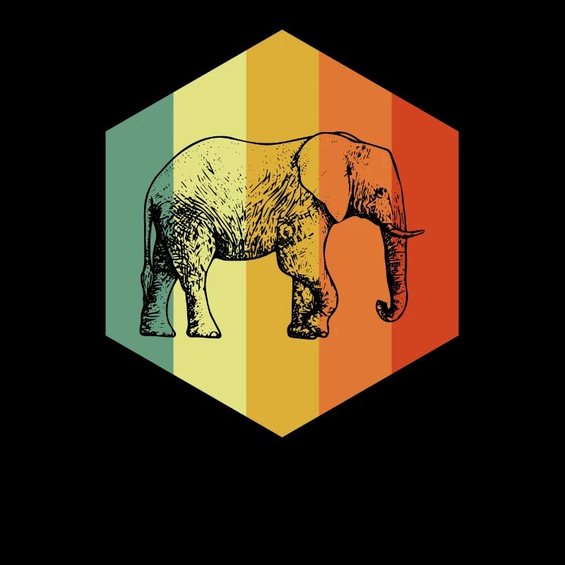 Éléphant Vintage Rogue Elephant Tshirt