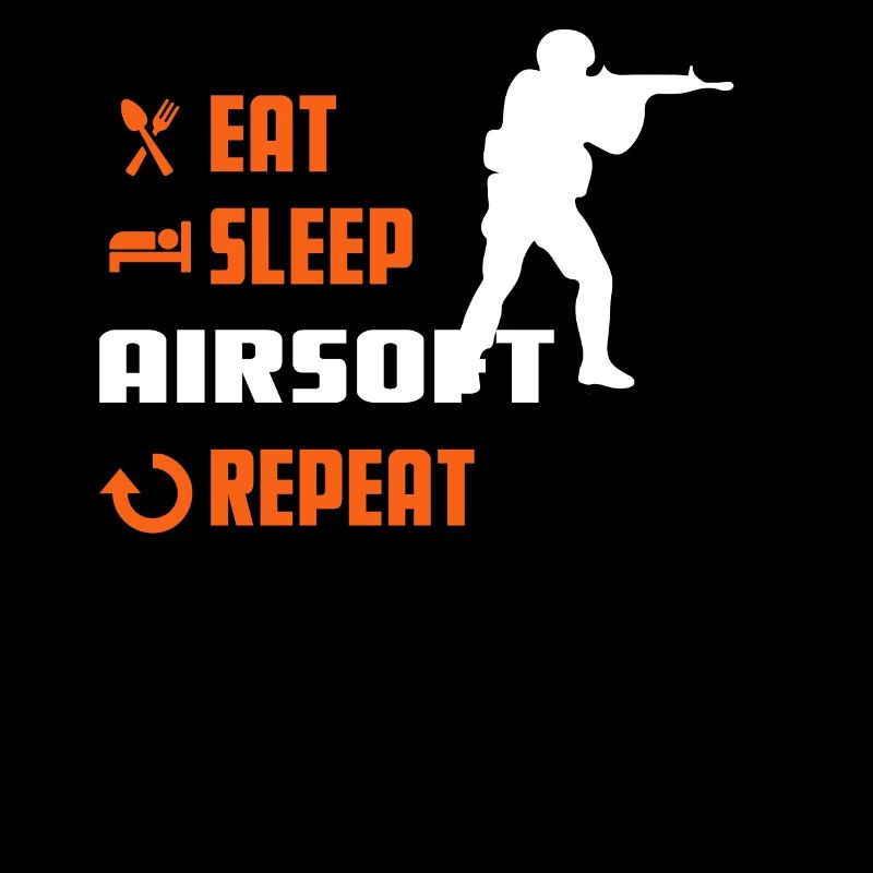 EAT SLEEP AIRSOFT - Airsoft Tee