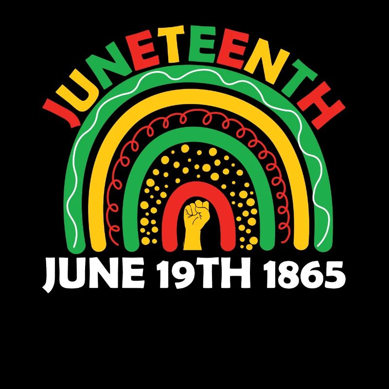 Juneteenth Boho Regenbogen 19. Juni 1865 Juneteent