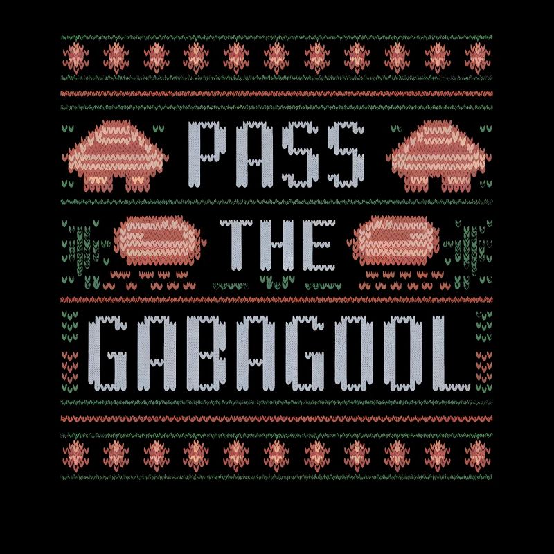 Übergeben Sie den Gabagool-Weihnachtspullover Gaba