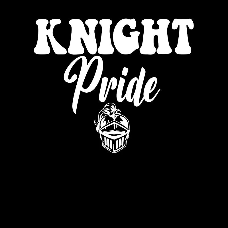 L’équipe sportive des Chevaliers à l’école secondaire Knight Pride