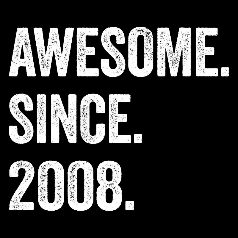 17. Geburtstag 17 Jahre Awesome Since 2008