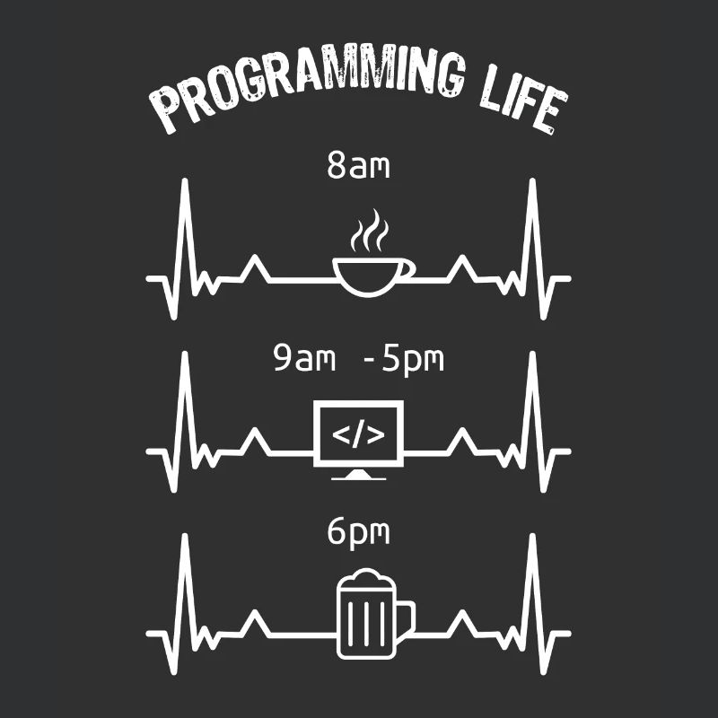 Programming Life Coffee Code Beer Gift