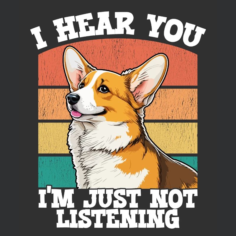 Corgi je t’entends je n’écoute tout simplement pas