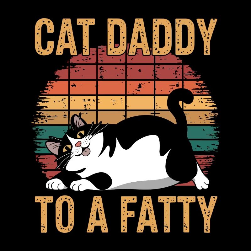 Rouler Fatty Katze Cat Daddy D’un Fatty