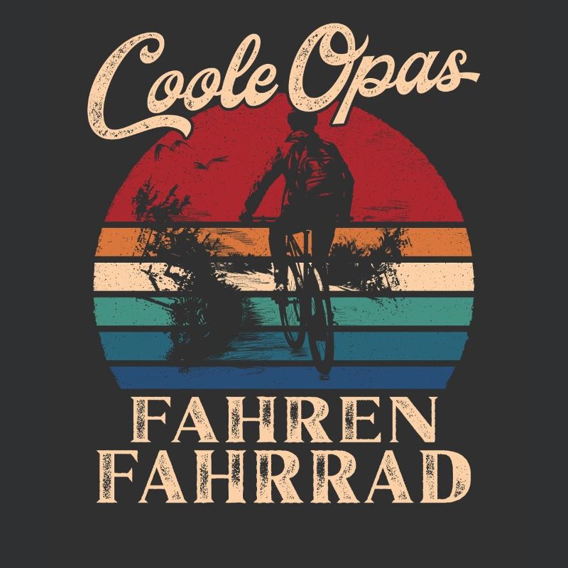 Cool Mpas Faisant Du Vélo Rétro Papy