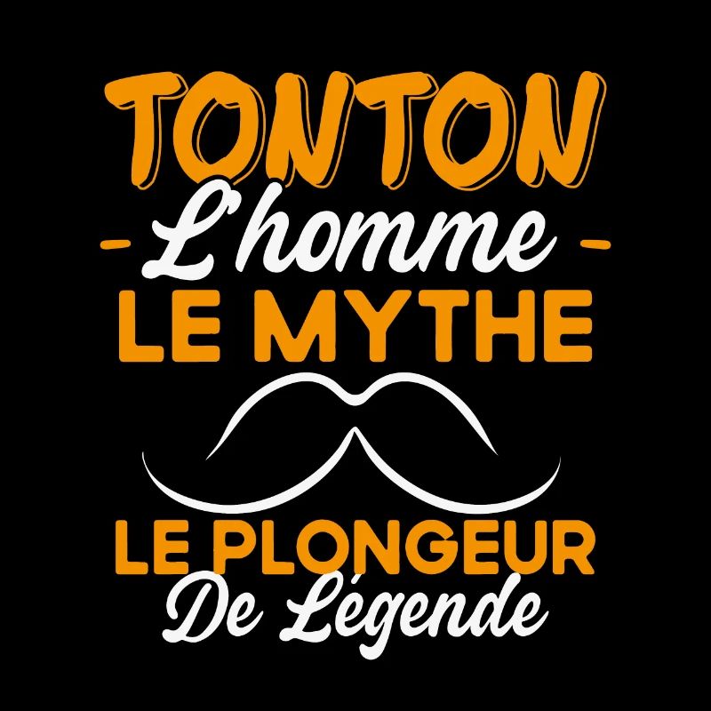 Tonton Plongeur De Légende Cadeau Plongée Humour