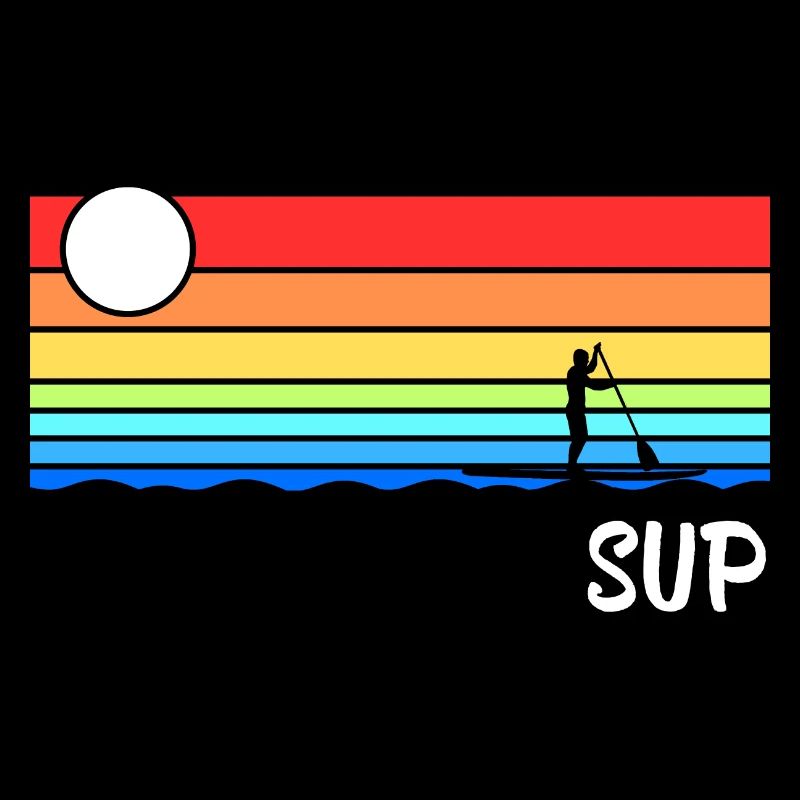 Stand Up Paddling Paddleboard Surfer SUP