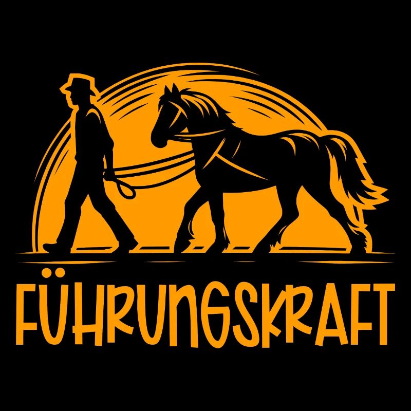 Führungskraft Pferd Reiten Geschenkidee Lustig